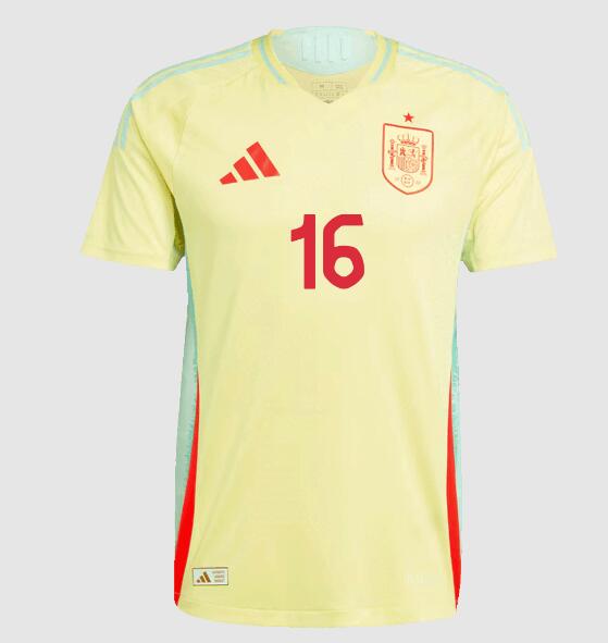 (image for) RODRIGO #16 Spain Home Jersey Player Version Euro 2024